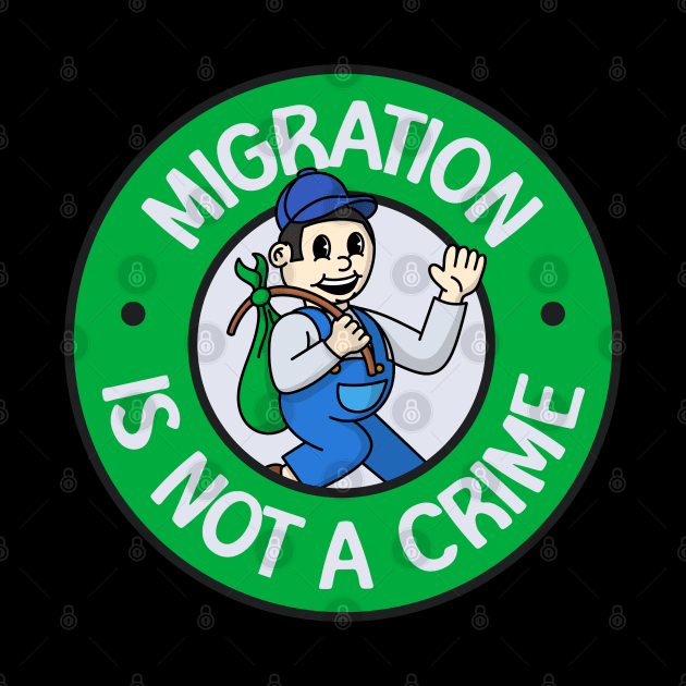 Migration Is Not A Crime - Support Immigration by Football from the Left