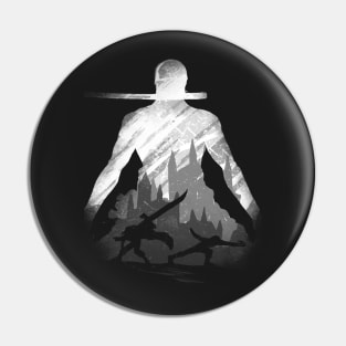 Monochrome Hunter Pin