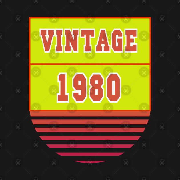 VINTAGE 1980 by MBRK-Store
