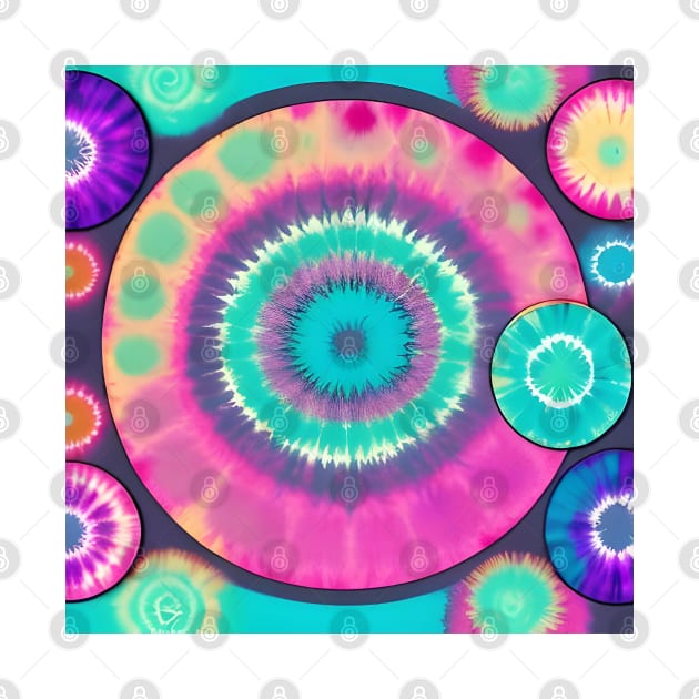 AI generated Tie Dye art by Yajna Elements