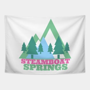 Steamboat Springs Mountain Love Tapestry