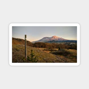 Mt St Helens Trail Marker Magnet