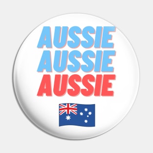 Aussie, Aussie, Aussie T-Shirt Pin