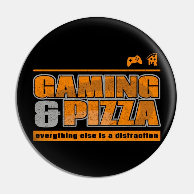 Gaming & Pizza Pin by BOEC Gear