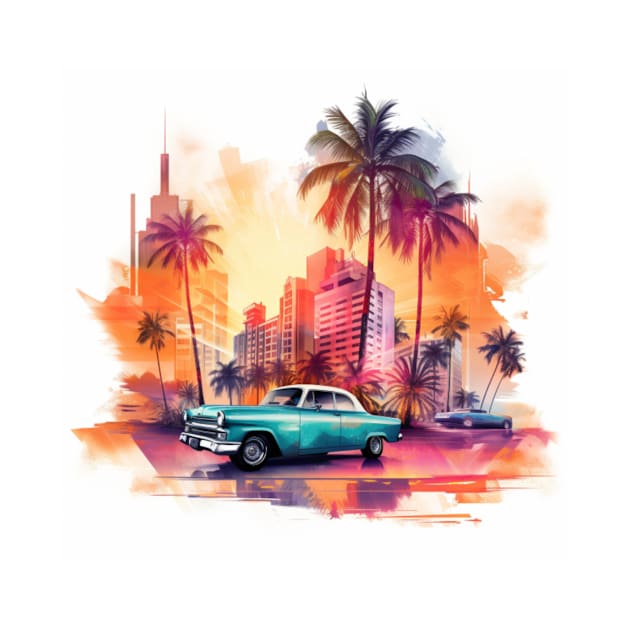 Cultural Miami Paradise by MonPrint