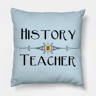 History Teacher Decorative Line Pillow