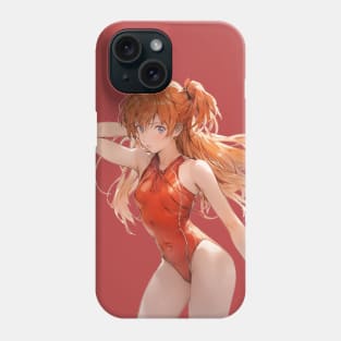 Asuka Langley Soryu Neon Genesis Evangelion Red Swimsuit Phone Case