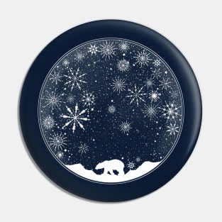 Snow Globe Pin