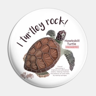 Hawksbill Turtle Pin