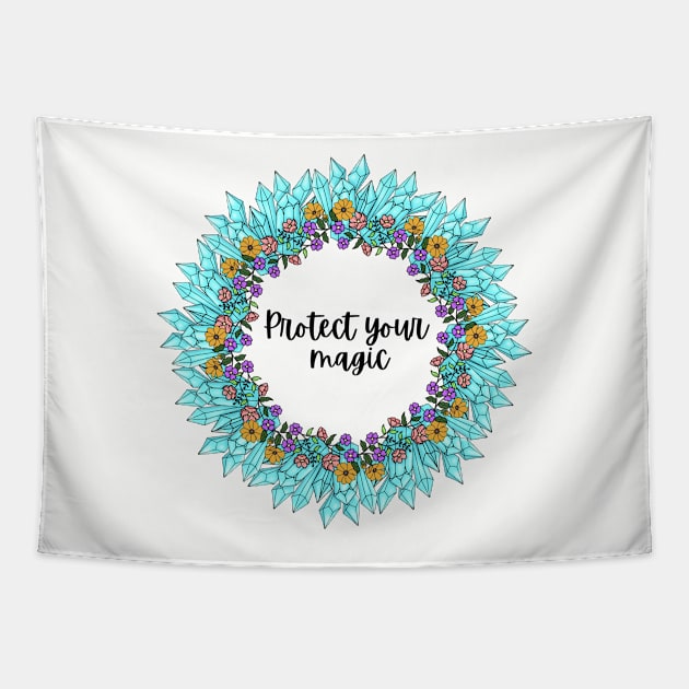 Protect your magic Tapestry by AustomeArtDesigns