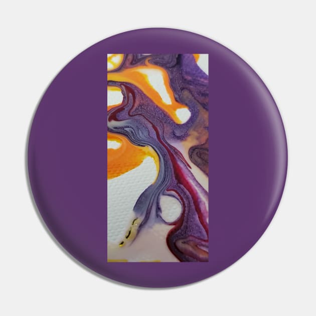 Purple paint pour Pin by DancingCreek