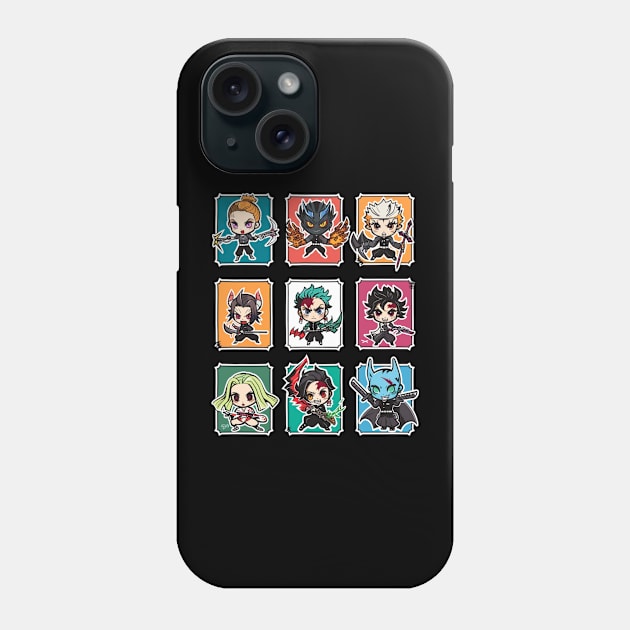 Demon Slayer Brilliant Battles Phone Case by labyrinth pattern