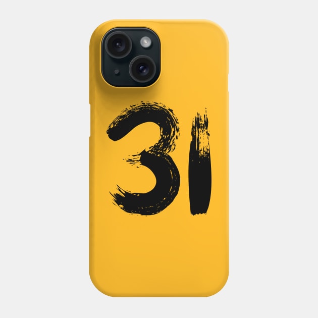 Number 31 Phone Case by Erena Samohai