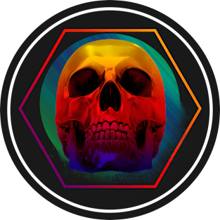 Color Skull Magnet