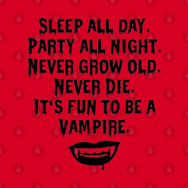 It’s fun to be a vampire by Penny Lane Designs Co.