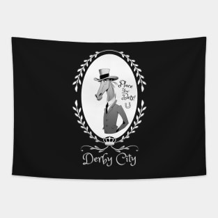 Derby City Collection: Place Your Bets 2 (Black) Tapestry