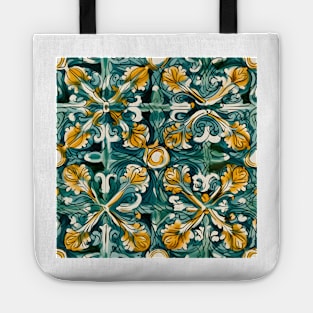 Italian Majolica Tile 10 Tote