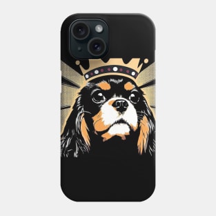 King Charles Regal Pop Art Phone Case