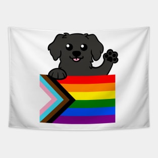 Love is Love Puppy - Black Tapestry