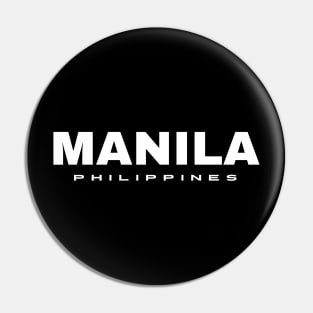 Manila Philippines Pin