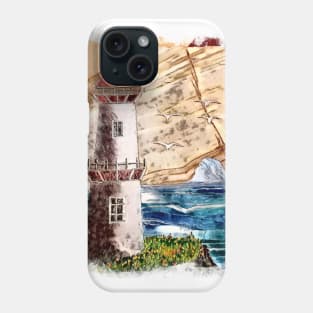 Sunlight on the Old Lighthouse Phone Case