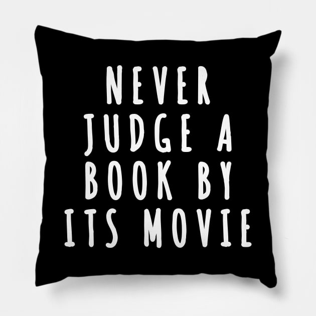 Never Judge a Book by Its Movie Pillow by evokearo