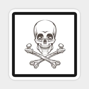 Skull and Bones Magnet