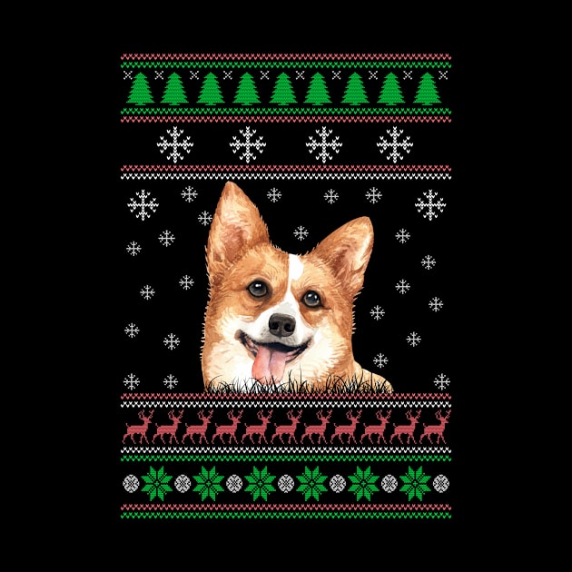 Welsh Corgi Ugly Christmas Sweater Funny Dog Lover Owner Gifts by nzbworld