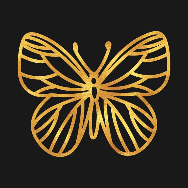 Butterfly Wings Gold by Creative Has