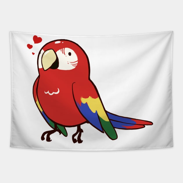 Macaw 2 Tapestry by Shemii