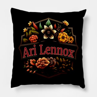 Ari Lennox Flower Vintage Pillow