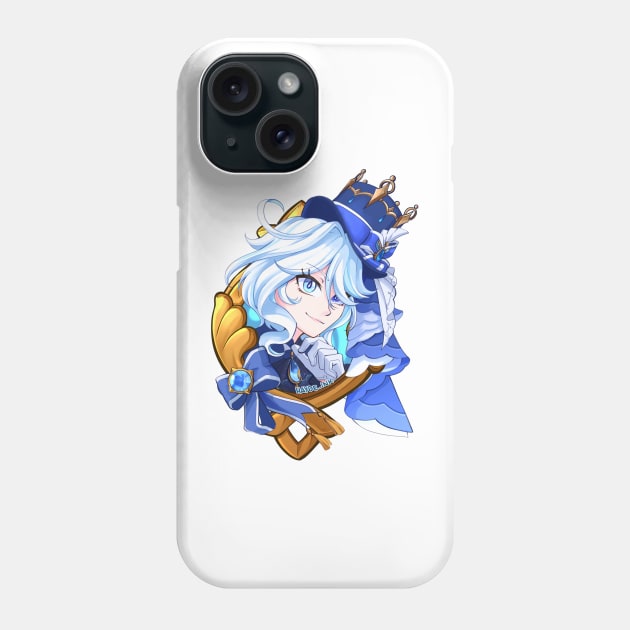 Furina Badge Phone Case by Hayde