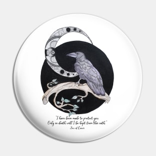 Crow Moon Pin