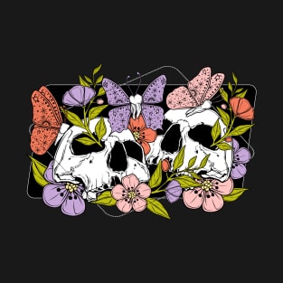 Skulls, flowers and tooth fairies T-Shirt