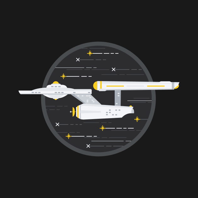 Star ship Enterprise by mstupic