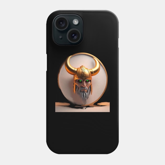 Green eyed viking Phone Case by sailorsam1805