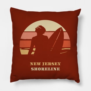 New Jersey Shoreline Pillow