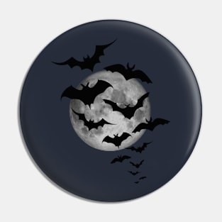 Moon Bats Pin