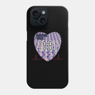 1981 - Heart Beating Since Phone Case