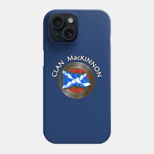 Clan MacKinnon Crest & Tartan Knot Phone Case