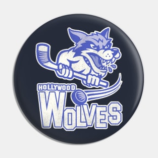 Defunct Hollywood Wolves Hockey Team Pin