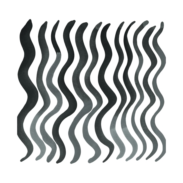 Wavy lines - grey by wackapacka