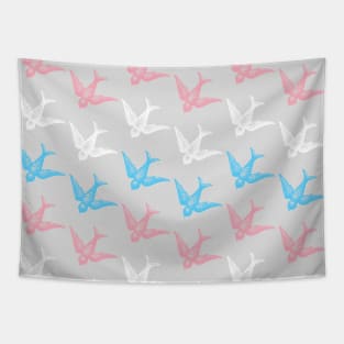 Trans Birds Flag Design Tapestry