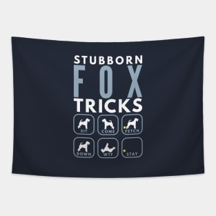 Stubborn Foxhound Tricks - Dog Training Tapestry