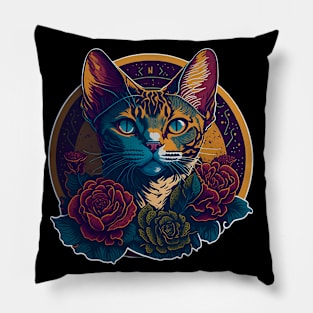 Cat Breed - Devon Rex Cat Pillow