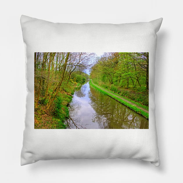 Union Canal II Pillow by tomg