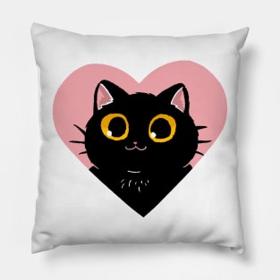 Feline Love Pillow