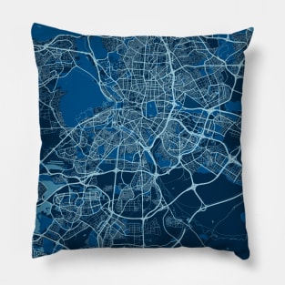 Madrid - Spain Peace City Map Pillow