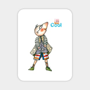 Fashion Digger - I am too Cool Magnet