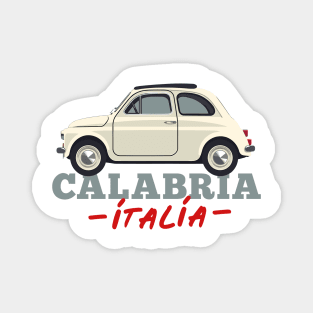 Calabria, Italia - Retro Style Design Magnet